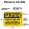 Signmission Designated Work Area Select Carcinogens Reproductive Hazards Caution Sign, Vinyl Dec14x10in, 2PK OS-2PACK-CS-D-1014-L-19138 - alternate 6